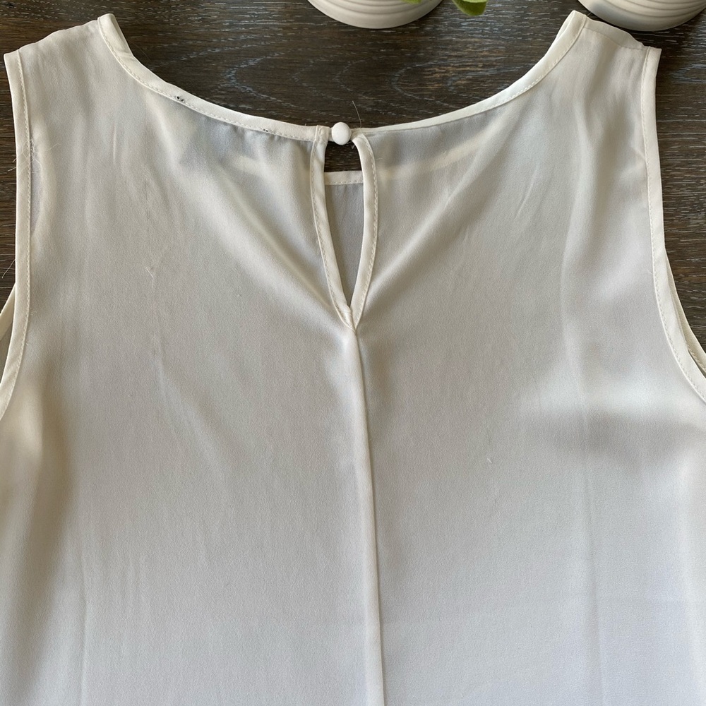 2/$15 Forever 21 white black colorblock tank top medium - Picture 5 of 5